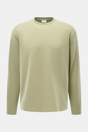 04651 / A trip in a bag - Herren - Rundhals-Longsleeve 'If Tee' salbei