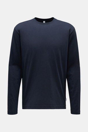 04651 / A trip in a bag - Herren - Rundhals-Longsleeve 'Oyster Jersey Tee' navy