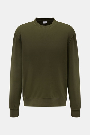 04651 / A trip in a bag - Herren - Rundhals-Sweatshirt dunkelgrün