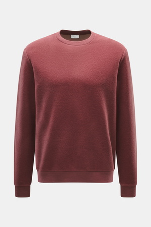 04651 / A trip in a bag - Herren - Rundhals-Sweatshirt rotbraun