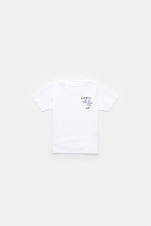 04651 / A trip in a bag - Herren - Rundhals-T-Shirt 'Kids Tee' weiß