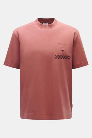 04651 / A trip in a bag - Herren - Rundhals-T-Shirt 'Nunu Tee Wine' mauve