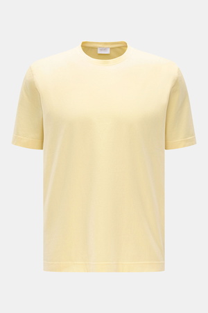 04651 / A trip in a bag - Herren - Rundhals-T-Shirt pastellgelb