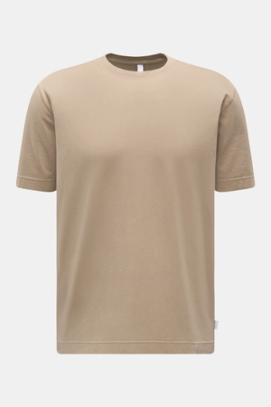 04651 / A trip in a bag - Herren - Rundhals-T-Shirt taupe
