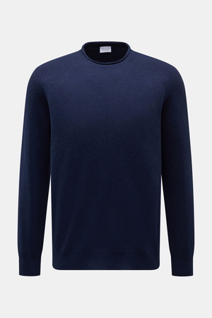 04651 / A trip in a bag - Herren - Rundhalspullover 'Boiled Crew' navy