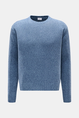 04651 / A trip in a bag - Herren - Rundhalspullover 'Grainy Crew' rauchblau