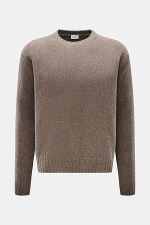 04651 / A trip in a bag - Herren - Rundhalspullover 'Grainy Crew' taupe