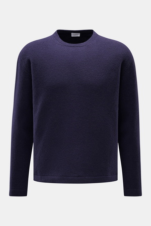 04651 / A trip in a bag - Herren - Rundhalspullover 'Piping' navy