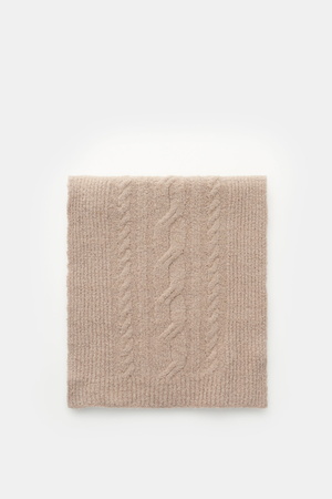 04651 / A trip in a bag - Herren - Schal 'Chunky Scarf' beige