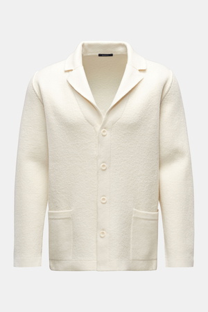 04651 / A trip in a bag - Herren - Strickblazer 'Boiled' creme