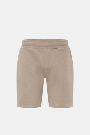 04651 / A trip in a bag - Herren - Sweat-Shorts 'CL' taupe