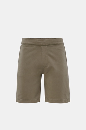 04651 / A trip in a bag - Herren - Sweat-Shorts oliv