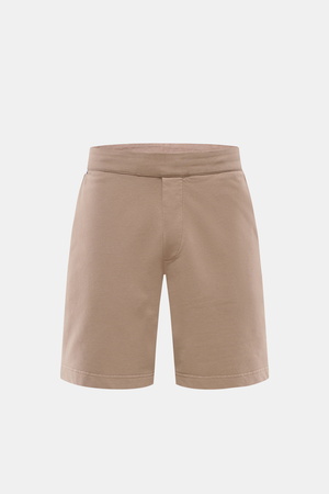 04651 / A trip in a bag - Herren - Sweat-Shorts taupe