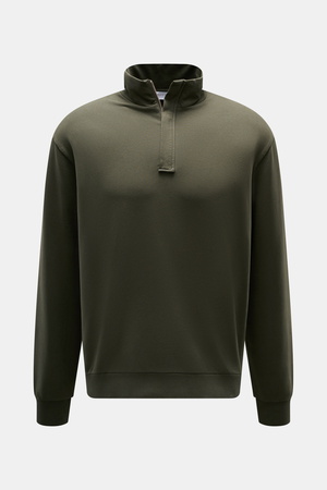 04651 / A trip in a bag - Herren - Sweat-Troyer 'IF' dunkelgrün