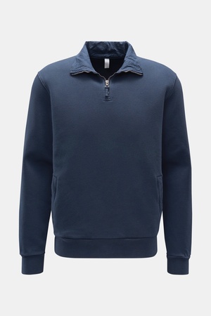 04651 / A trip in a bag - Herren - Sweat-Troyer 'Quarter Zip' navy