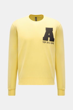 04651 / A trip in a bag - Herren - Sweatshirt 'College Crew' gelb