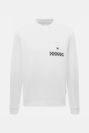 04651 / A trip in a bag - Herren - Sweatshirt 'Wine' weiß