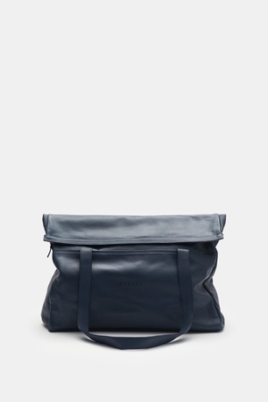 04651 / A trip in a bag - Herren - Tasche 'Messenger Bag Nubuck' rauchblau