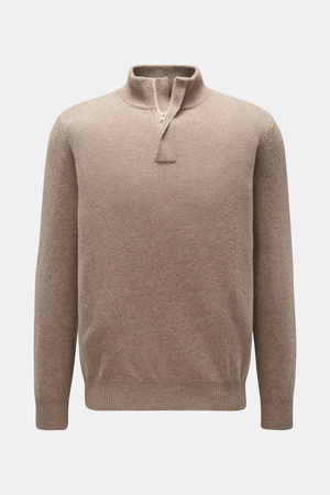 04651 / A trip in a bag - Herren - Troyer beige meliert