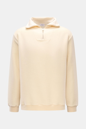 04651 / A trip in a bag - Herren - Troyer 'Cw Quarter Zip' creme