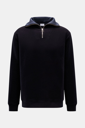 04651 / A trip in a bag - Herren - Troyer 'Cw Quarter Zip' navy