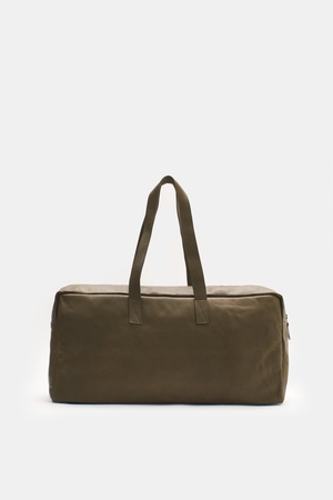 04651 / A trip in a bag - Herren - Weekender 'Nubuck' oliv