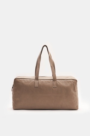04651 / A trip in a bag - Herren - Weekender 'Nubuck' taupe