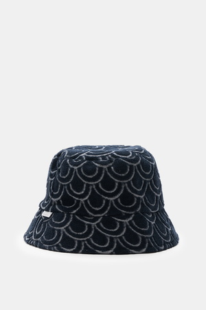 04651 / A trip in a bag - Herren - Wende-Frottee Bucket Hat navy
