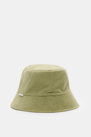 04651 / A trip in a bag - Herren - Wende-Frottee Bucket Hat salbei