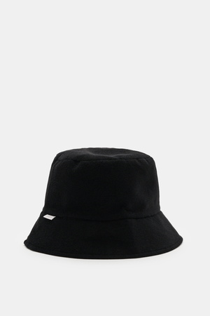 04651 / A trip in a bag - Herren - Wende-Frottee Bucket Hat schwarz