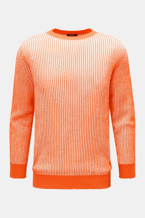 04651 / A trip in a bag - Herren - Wende-Rundhalspullover 'Reversible Crew' orange