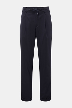 04651 / A trip in a bag - Herren - Woll-Joggpants navy