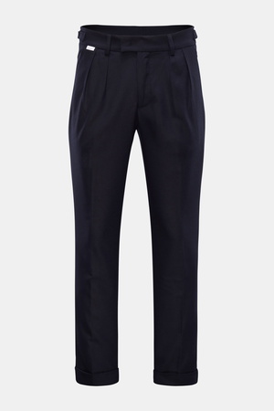 04651 / A trip in a bag - Herren - Wollhose 'Flannel Pants' navy