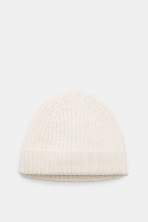 04651 / A trip in a bag - Herren - Wollmütze 'Foggy Hat' creme