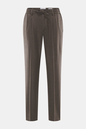 Ace Denim  - Herren - Woll-Jogpants graubraun meliert