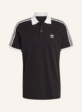 Adidas  Originals Piqué-Poloshirt Adicolor Classics Mit Galonstreifen schwarz