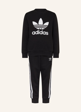 Adidas  Originals Set Crew: Sweatshirt Und Sweatpants schwarz