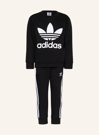 Adidas  Originals Set Crew: Sweatshirt Und Sweatpants schwarz beige