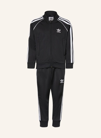 Adidas  Originals Trainingsanzug Mit Galonstreifen schwarz