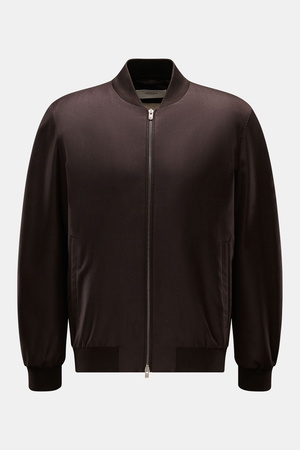 Agnona  - Herren - Blouson dunkelbraun