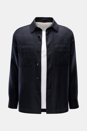 Agnona  - Herren - Overshirt navy