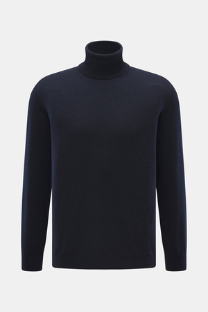 Aida Barni  - Herren - Cashmere Rollkragenpullover navy