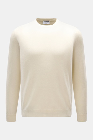 Aida Barni  - Herren - Cashmere Rundhalspullover creme