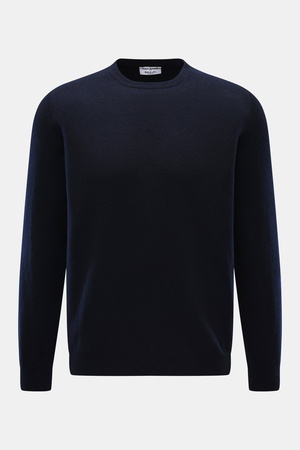 Aida Barni  - Herren - Cashmere Rundhalspullover navy