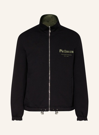 Alexander McQueen  Blouson Zum Wenden schwarz