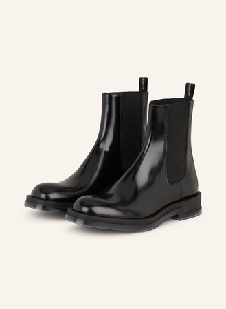 Alexander McQueen  Chelsea-Boots schwarz