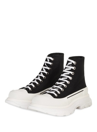 Alexander McQueen  Hightop-Sneaker schwarz