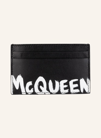 Alexander McQueen  Kartenetui schwarz