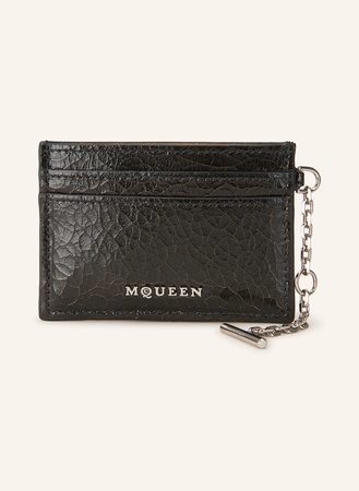 Alexander McQueen  Kartenetui Sling schwarz