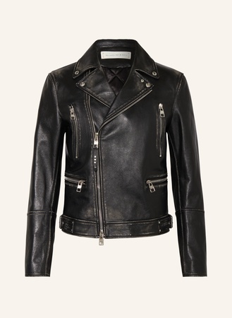 Alexander McQueen  Lederjacke schwarz